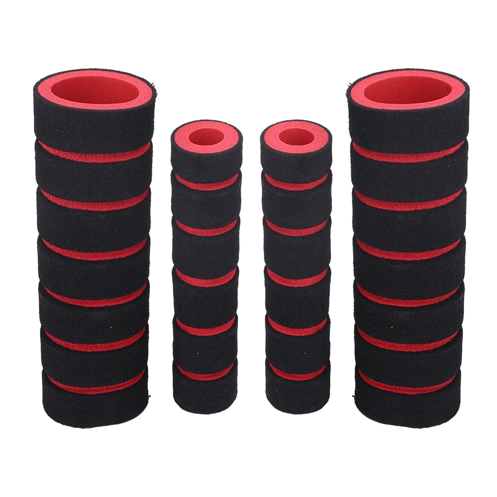 4Pcs/pack Motorcycle Handlebar Grip Universal Handle Bar Cover Brake Clutch Lever Soft Sponge Foam Grips Cover Motorcycles Grip
