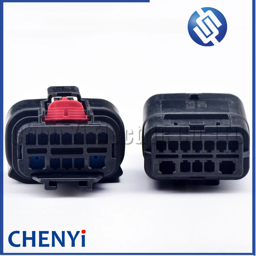 12 Pin Automotive waterproof connector Car headlight plug 160111-6001 160112-6001 160111-6051 160112-6017 For Chevrolet GM