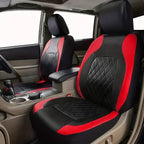 Luxury PU Leather Car Seat Cover Set Full Coverage Anti-Scratch Fits Sedan/SUV/Truck  Universal Protection Easy Installati amagi