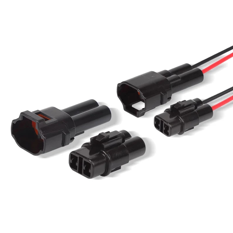 6187-2172 Male/female head 6180-2182 Car connector fog lights modified 2p waterproof wiring harness plug