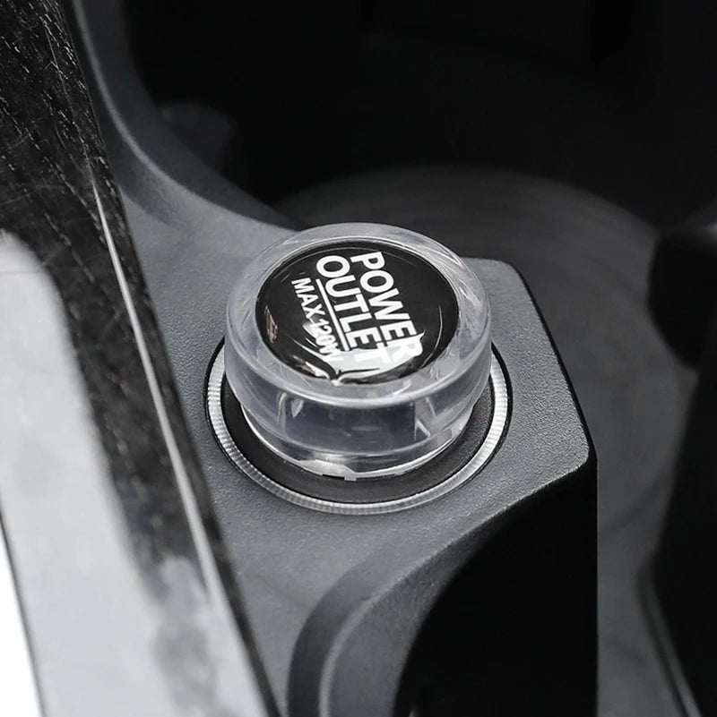 Car Cigarette Lighter Cover Universal DustProof Cigarette Lighter Interface Cover Decorations Cap Shield Automotive Lighter Caps