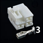 3 Pin motorcycle rectifier regulator connector seat plug ignition key socket 6098-0151 90980-10980 6098-0149 90980-109793 GW250