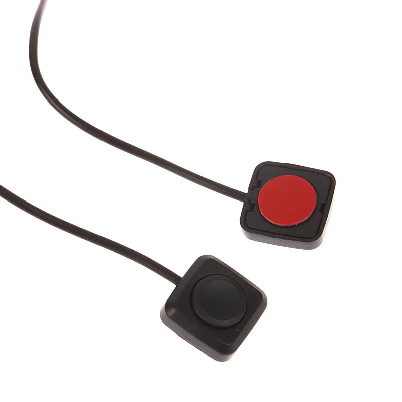 1Pc Momentary Push Button On Off Switch Black Plastic 12V 24V Car Alarm Button DIY Flashlight Surface Mount Mini Button Switch