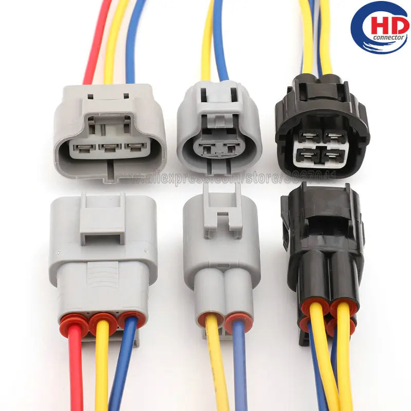 1 set cable wire harness connector housing plug connector 176146-6 176143-6 6189-0165 6188-0129