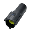 100 Sets 1 Pin 174877-2 174879-2 Automotive Sealed Female Wire Connector for Knocking Sensor Plug