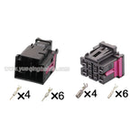 10 PIN Female Male Car Electric Seat Heating Switch1.5mm 3.5mm Connector 4F0937743 4F0937733 For VW Audi