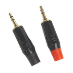 Gold-Plated 3.5mm Stereo Audio Plug Connector, DIY Soldering Jack for Headphone, Microphone, Speaker, AUX Cable Repair