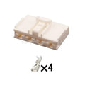 4 pin auto waterproof electric plastic wire harness connector 6098-2137