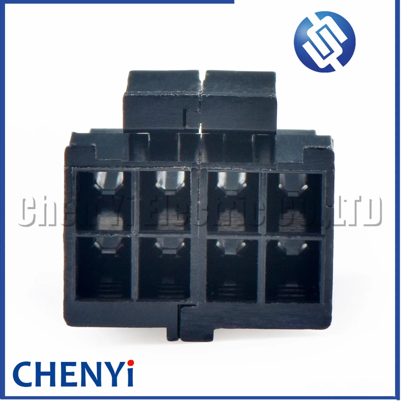 8 Pin Angitu CPU (4+4)Pin ATX Male Connector Power Black 4.2mm Pitch 5557 Housing Shell Slide Rail Design Dual Row plug with Pin