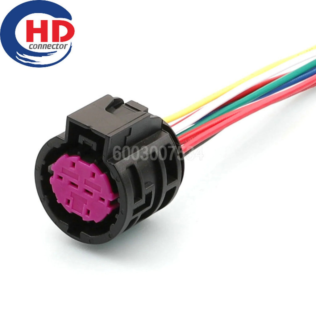 8 Pin Automotive Black Composite Size Hole Plug Male Female Connectors For Fiat Do Feiyue 500X Pendor 500 Headlight