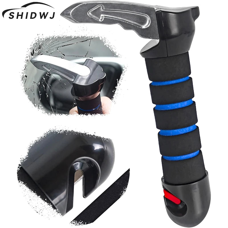 Portable Car Door Assist Handles For Elderly People Multifunctional Seat Belt Cutter Elderly Specific Window Breaker
