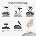 Tire Repair Strips Tubeless Rubber 100/5Pcs Glue Seals for Car Motorcycle Bike Tyre Puncture Repairing Tire Repair Kit Studding