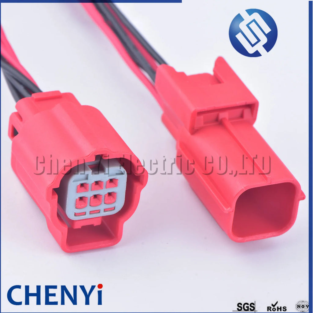 6 Pin Car OBD OBDII Diagnostic wiring harness Plug Auto Universal Socket Automotive connector pigtail 6189-7963 MWTPB-06-1A-R