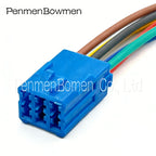 1 Set 6 Pin 6242-5061 Car Taillight Electrical Cable Connectors Waterproof Female Wire Harness Plug