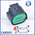 14 Pin Auto Headlight Waterproof Connector Car Lamp Light Wire Harness Plug GL301-14021 GL291-14021 For Hyundai Elantra  Kia K3