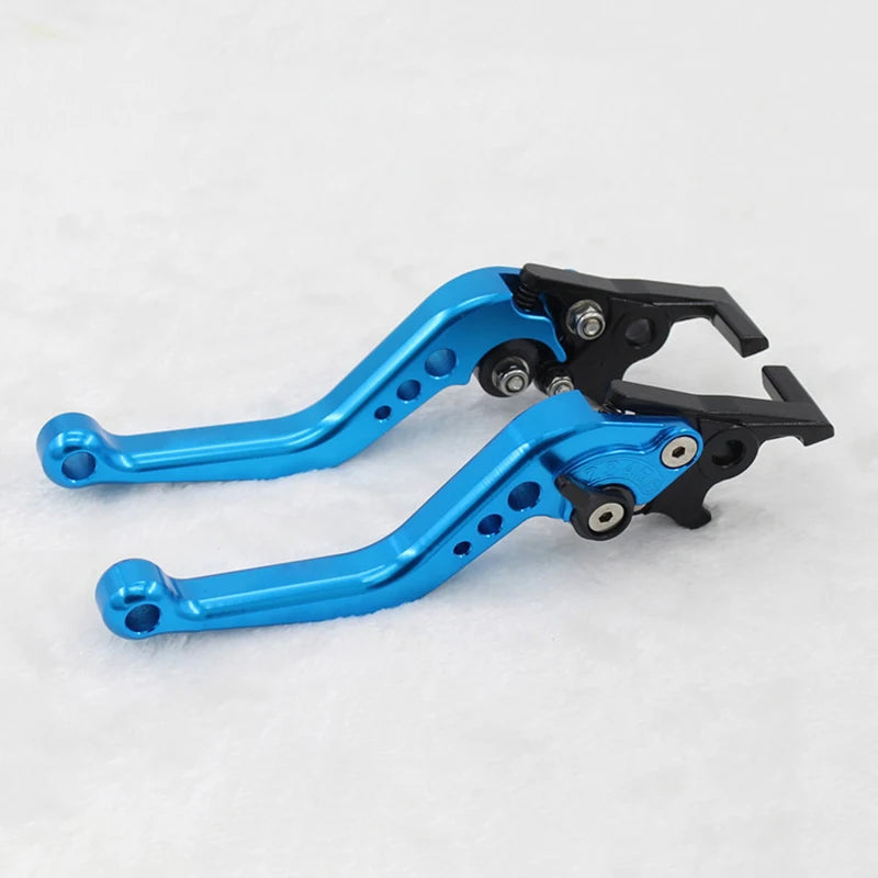 1Pair Motorcycle Brake Handle Motorbike Modification CNC Clutch Drum Brake Lever Handle Adjustable Modification Handlebar Set