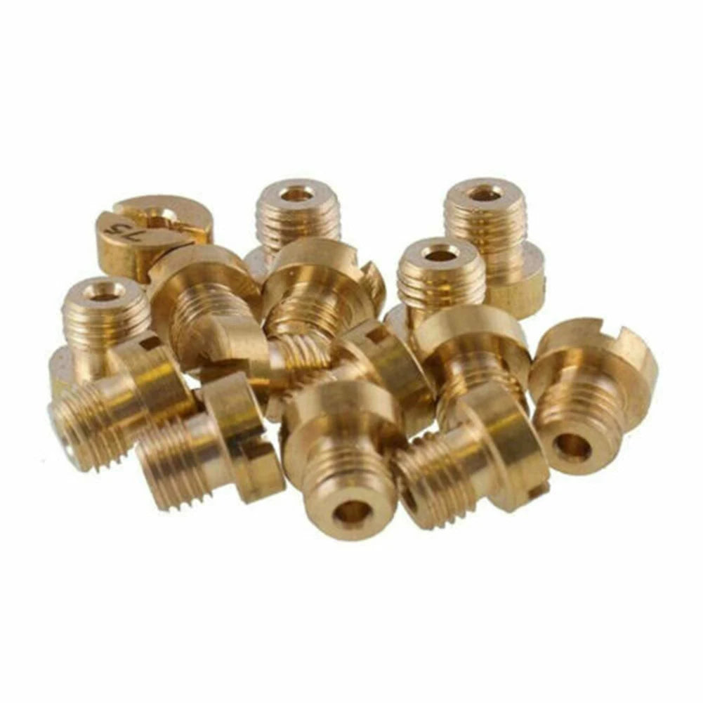 25pcs Carburetor Main Jet 55-115 M6 For Dellorto & For Mikuni 6mm Thread Carburetors Injector Nozzle Main Jet Set