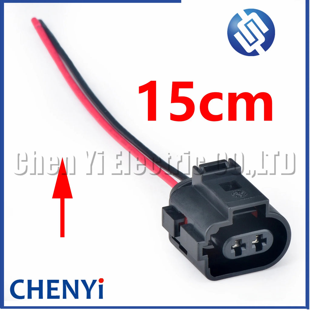2 Pin auto Parking Brake Actuator connector solenoid valve plug 1J0973722 1J0973722A 6X0973722G 1717692-1 1717692-2