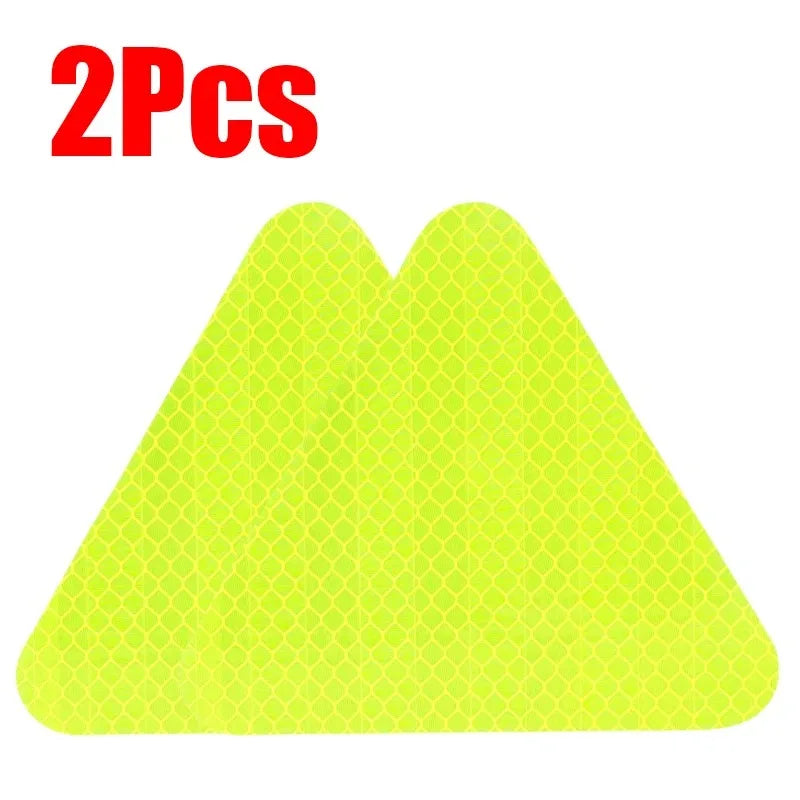 1-4Pcs Safety Reflective Sign Board Reflective Sticker Warning Triangle Warning Reflector Truck Stop Warn Sign Plate Rear Light