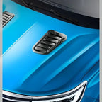 Universal Carbon Fiber Car Decorative Cell Air Flow Intake Hood Scoop Bonnet Vent Cover Stickers Decoration Styling Amagi