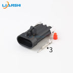 12129615/12110293 is a 3-hole waterproof wiring harness connector suitable for automotive crankshaft sensor plugs