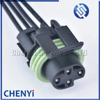 4 Pin Metri-Pack 150 Sealed Female Electrical Connector 12065298 Oxygen Sensor Plug with 15 cm 18AWG wires