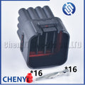1 Set Black 16 Pin Auto Waterproof Electric Wire Cable Connector Male Or Female Socket Plug 6085-0510 6188-0353 6185-0510