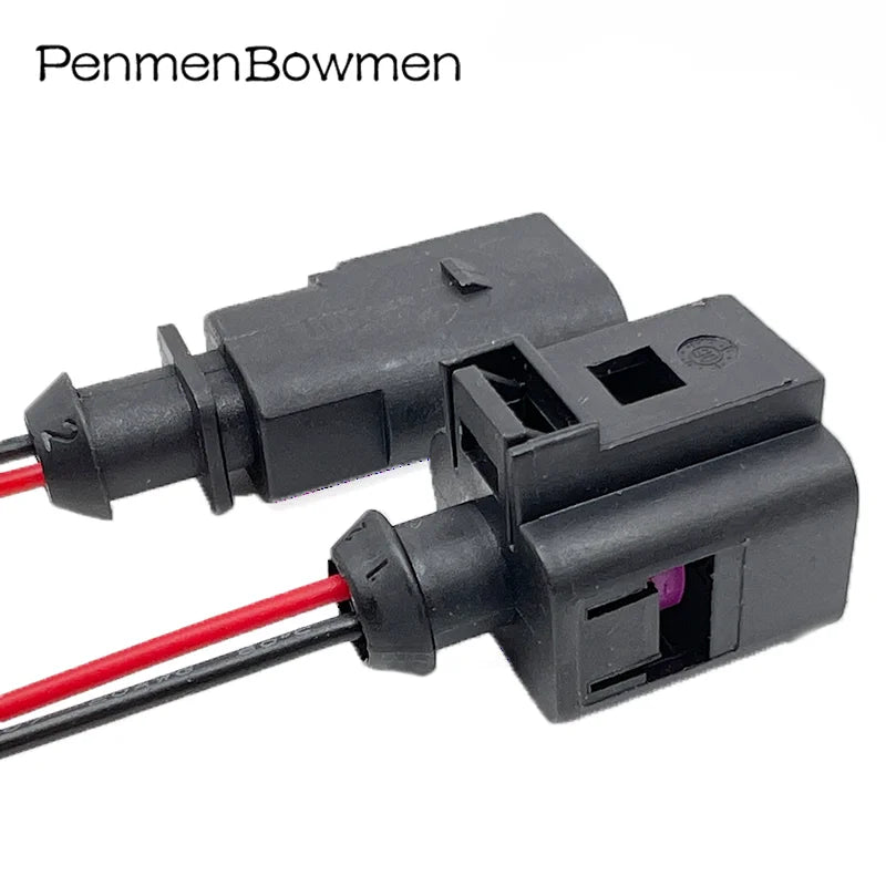 1 Set 2 Pin 1.5mm Auto 1J0973802 Temp Deflation Valve Waterproof Female Male Electrical Connectors Wire Harness Plug 1J0973702