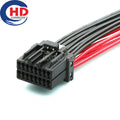 16 Pin Unsealed Male Female Connector Cable Motorcycle Electrical Harnesses Wiring Harness Housing 1473196-1 175966-2