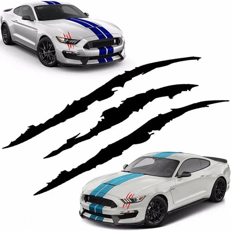 Car Motorcycle Monster Claw Scratch Sticker DIY Motocross Refit Creative Body Decoration Decals for YAMAHA SUZUKI HONDA Amagi