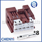 8 Pin Automotive connector window regulator switch Wire harness plug 6098-6948 6098-6951 1674110-2 For Renault Peugeot Citroen