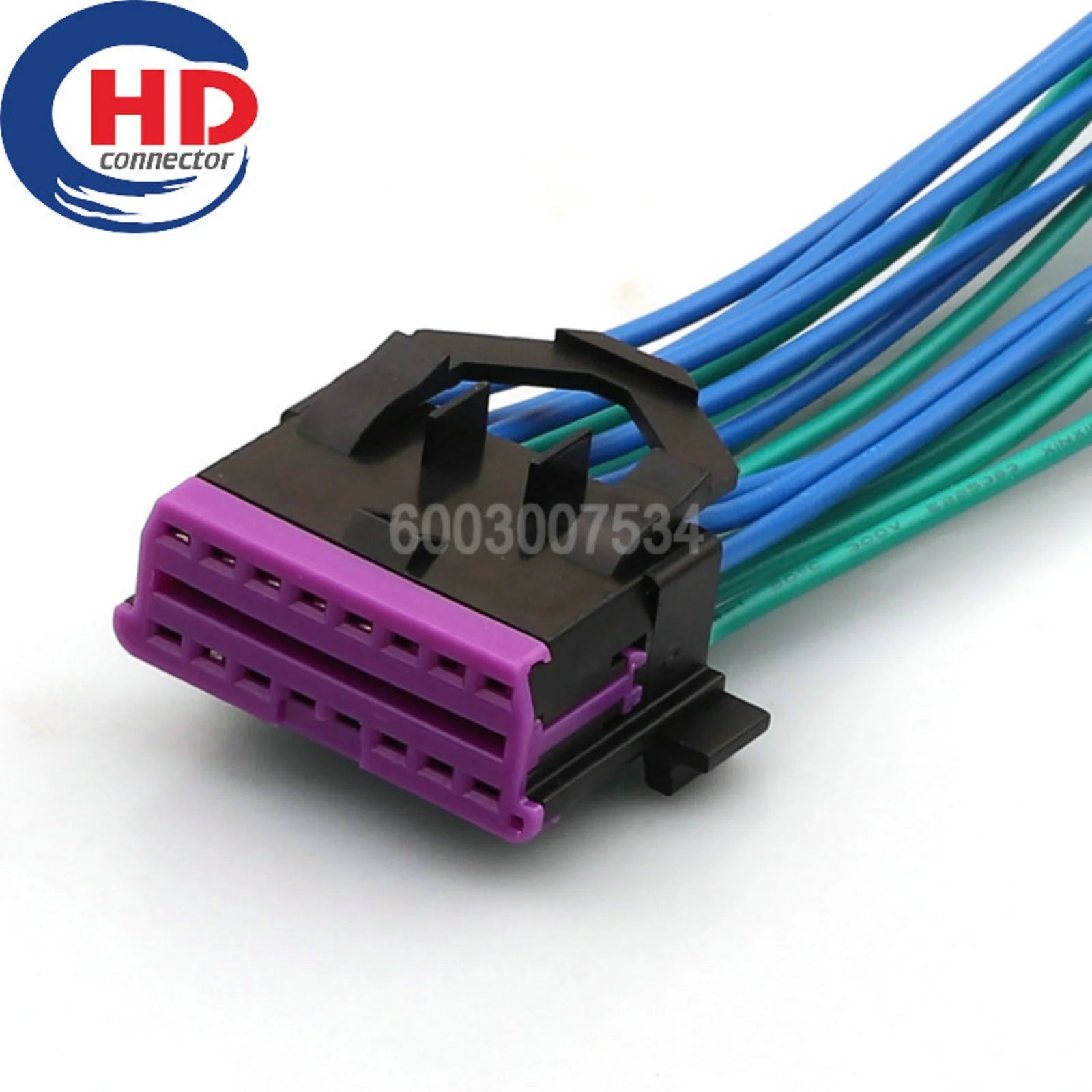 16 Pin Connector Unsealed Female Connector Cable Plug Motorcycle Electrical Harnesses Wiring Harness