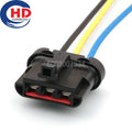 3 Pin Connector Unsealed 4.8mm Series Female Connectors Cable Plug Motorcycle Electrical Harnesses Wiring Harness