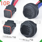 10-pin auto connector automotive connectors harness 132010-001 132010-000 cummins