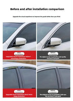 PVC Car Edge Protector Sticker Universal Fit for Automotive Window Trim and Side Molding DIY Bodywork Decoration Black Line Tape