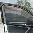 Car Sunshade Curtains Summer Mosquito Proof Curtains Universal Side Window Mesh Net Breathable Sunshade Auto Accessories Black