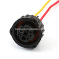 AMP 2 PIN Automotive Female Male Waterproof 2.5mm Connector Wire Electrical Round Plug 1-967402-3 1-967325-3