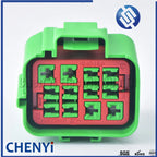 12 Pin 0-1452299-1 0-1452300-1 Female HeadLamp Light Harness Assembly Connector Plug For Volvo Land Rover S40 S60 S80L XC90 XC60