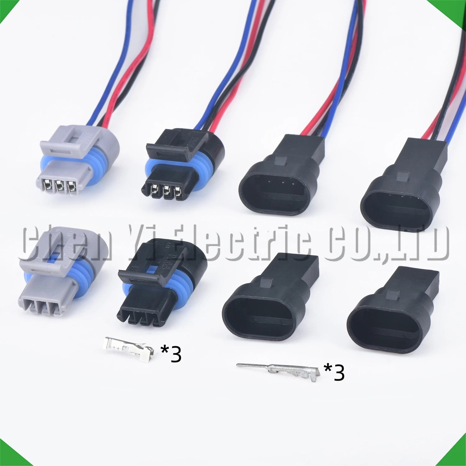 3-pin auto connector automotive connectors intake pressure camshaft sensor ignition