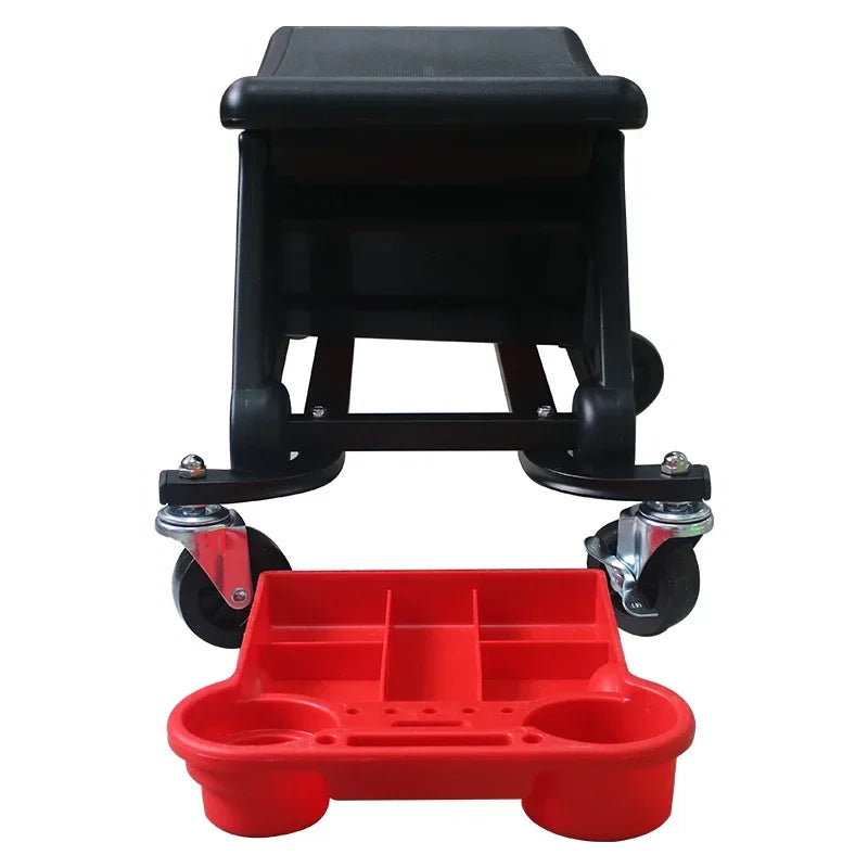Car Multi-Function Chair Mechanic For Wax Polishing Projects Car Creeper Stool Chair Mobile Creeper Seat Car Wash Supplies Amagi