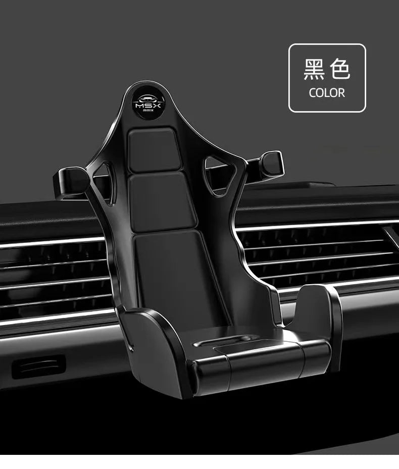 Racing Seat Car Mobile Phone Holder Stable And Shock-Resistant Car Navigation Bracket For Universal Accessories Tools