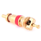 1 Set Tire Valve Service Kit 4 Valve Cores 4 Valve Caps 1 Valve Stem Screwdriver Tire Repair Tool for Car Motorcycle Bus Truck