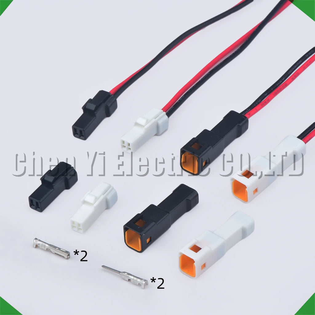 2 pin auto waterproof electronic connector wire harness butt plug 02r-jwpf-vsle-s 02t-j...