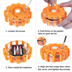 1Pc Magnetic LED Strobe Warning Light Car Emergency Road Rescue Safety Flashing Lights Roadside Auto Signal Lamp Accessory