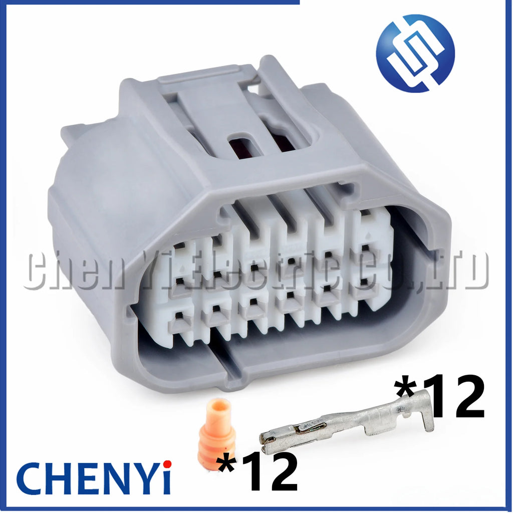 12 Pin Auto waterproof connector Front and rear bumper radar plug 90980-12E42 90980-12E41 90980-12E40 90980-12E39 For Toyota