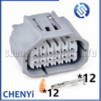 12 Pin Auto waterproof connector Front and rear bumper radar plug 90980-12E42 90980-12E41 90980-12E40 90980-12E39 For Toyota