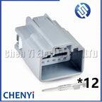 12 Pin Automotive connector Keyless start module Wire harness plug 7283-3442-40 7282-3442-40 For Ford Nissan Volvo BLIS