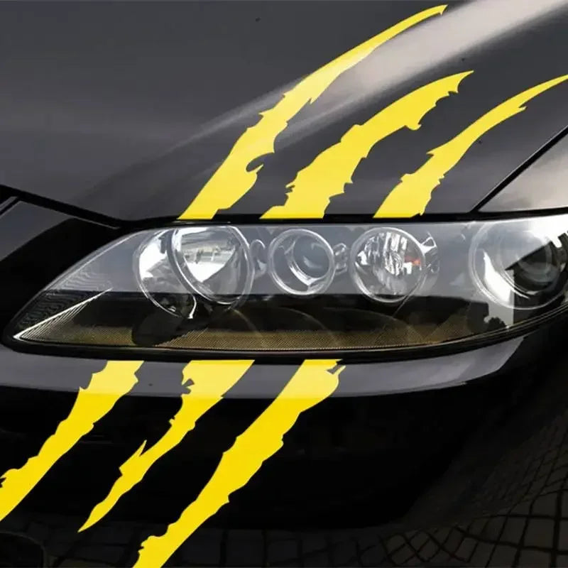 Car Motorcycle Monster Claw Scratch Sticker DIY Motocross Refit Creative Body Decoration Decals for YAMAHA SUZUKI HONDA Amagi