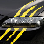 Car Motorcycle Monster Claw Scratch Sticker DIY Motocross Refit Creative Body Decoration Decals for YAMAHA SUZUKI HONDA Amagi