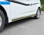 Car Stickers Anti Scratch Door Sill Protector Rubber Strip Carbon Fiber Threshold Protection Bumper Film Styling  Accessories
